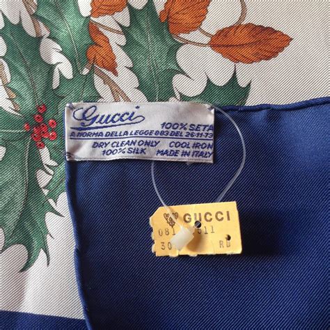 authentic gucci scarf tag